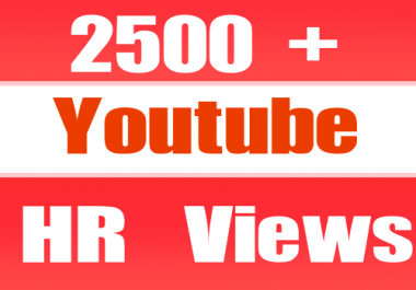 Give You 2601+ NON Drop + Splitable Youtube Views