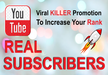 Add 20+ Subscribers on your YouTube channel to increase SEO