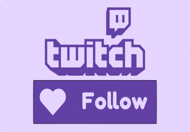 Follow your Twitch channel account