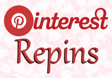Add 200+ Pinterest Repins to boost your credibility and SE0
