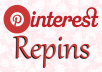 Add 200+ Pinterest Repins to boost your credibility and SE0