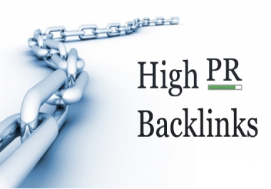 create over 1000 high pr dofollow backlinks and i will supply report