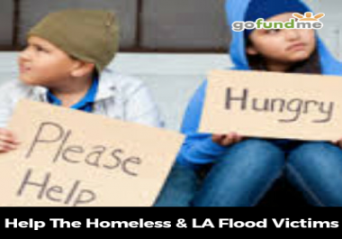 contribute to my GoFundMe campaign to help the flood victims and homeless in South Louisiana.