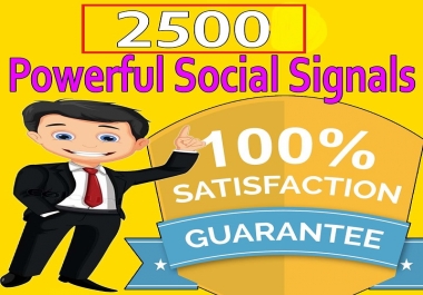 Do 2500 Social Signals from Authority Social Media sites