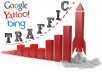 deliver 50 000 worldwide website traffic 40-60% Usa Hits