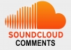 Manually get you 50 USA soundcloud comments or soundcloud likes or scoundcloud repost