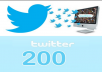 add 200 real Twitter Followers 