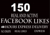 promote your facebook post 150 Like 