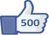 give you 500 Facebook likes for posts or Profile pictures