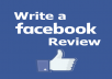 50 FacebookPromote five star rating and review on your fan page