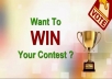 Give you 40 different IP voting contest by real user