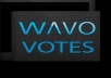 manage for you 30 wavo votes for your WAVO. ME Contest