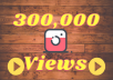 provide 300,000 Instagram Videos Views 