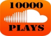 deliver 10,000 SOUND CLOUD Plays to any number of tracks of your choice AND GET 1 FREE