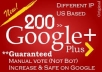 150 Google Plus votes Shares for web Site video Blog
