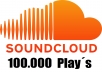 give you 100000k soundcloud plays